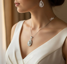 Load image into Gallery viewer, Bridal Jewellery Set, Sterling silver
