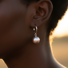 Load image into Gallery viewer, Edison Pearl Earrings, Sterling Silver
