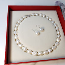 Load image into Gallery viewer, Large Barouqe Pearl Set, Sterling Silver

