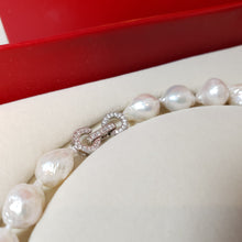 Load image into Gallery viewer, Large Barouqe Pearl Set, Sterling Silver
