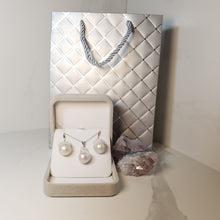 Load image into Gallery viewer, Extra large Baroque pearl set, sterling silver

