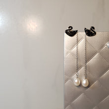 Load image into Gallery viewer, Freshwater Drop Pearl Earrings, sterling silver
