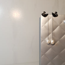 Load image into Gallery viewer, Freshwater Drop Pearl Earrings, sterling silver

