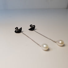 Load image into Gallery viewer, Freshwater Drop Pearl Earrings, sterling silver
