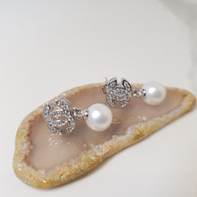 Load image into Gallery viewer, Freshwater Cultured Pearl Earrings, Sterling Silver
