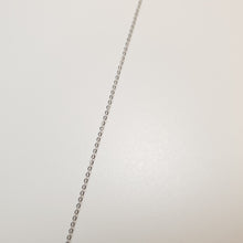 Load image into Gallery viewer, Single O Link Chain, 18k White Gold
