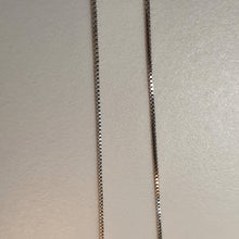 Load image into Gallery viewer, Single Box silver Chain, Sterling Silver
