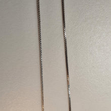 Load image into Gallery viewer, Single Box silver Chain, Sterling Silver

