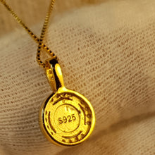 Load image into Gallery viewer, Opal Pendant &amp; Chain, Sterling Silver
