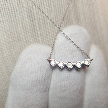 Load image into Gallery viewer, Multiple Created Opal Necklace, Sterling Silver
