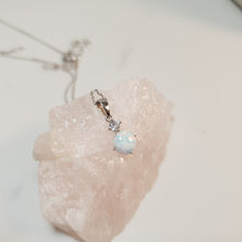 Load image into Gallery viewer, Opal Pendant &amp; Chain, Sterling Silver

