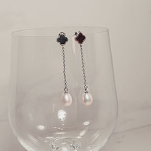 Load image into Gallery viewer, Freshwater Pearl Drop Earring, Sterling Silver
