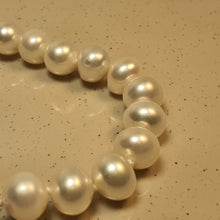 Load image into Gallery viewer, Semi-Round Freshwater Cultured Pearl Bracelet, Sterling Silver
