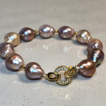 Load image into Gallery viewer, Freshwater Cultured Pearl Bracelet, Sterling Silver
