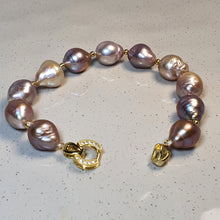 Load image into Gallery viewer, Freshwater Cultured Pearl Bracelet, Sterling Silver
