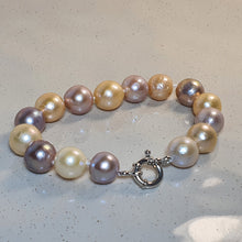 Load image into Gallery viewer, Freshwater Cultured Pearl Bracelet, Sterling Silver
