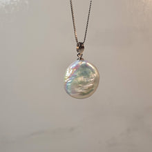 Load image into Gallery viewer, Freshwater Coin Pearl Set, Sterling Silver
