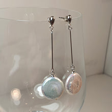 Load image into Gallery viewer, Freshwater Coin Pearl Set, Sterling Silver
