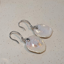 Load image into Gallery viewer, Freshwater keshi Pearl Set, Sterling Silver
