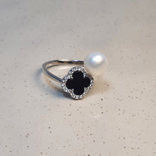 Load image into Gallery viewer, Freshwater Button Pearl Ring, Sterling Silver

