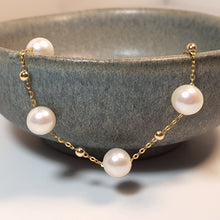 Load image into Gallery viewer, Freshwater Cultured Pearl Bracelet, 18K Yellow Gold
