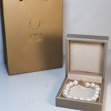 Load image into Gallery viewer, Large Freshwater Pearl Bracelet, 14K Yellow Gold Clasp
