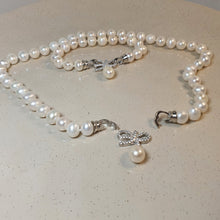 Load image into Gallery viewer, Freshwater Cultured Pearl Set, Sterling Silver
