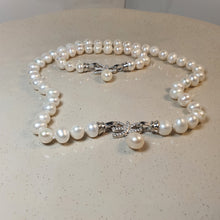 Load image into Gallery viewer, Freshwater Cultured Pearl Set, Sterling Silver
