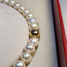 Load image into Gallery viewer, Freshwater cultured Pearl set, 14K Yellow Gold
