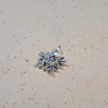 Load image into Gallery viewer, Crystal Ice Flower Pendant, Sterling Silver
