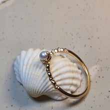 Load image into Gallery viewer, Freshwater Danity Pearl Ring, Sterling Silver
