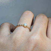 Load image into Gallery viewer, Freshwater Danity Pearl Ring, Sterling Silver

