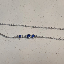 Load image into Gallery viewer, Evil Eye necklace, Sterling Silver
