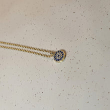 Load image into Gallery viewer, Evil Eye Necklace, Sterling Silver
