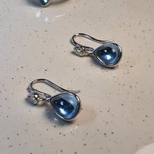 Load image into Gallery viewer, Natural Blue Topaz Set, Sterling Silver
