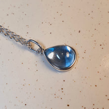 Load image into Gallery viewer, Natural Blue Topaz Set, Sterling Silver
