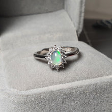 Load image into Gallery viewer, Natural Oval Opal Ring, Sterling Silver
