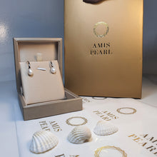Load image into Gallery viewer, Freshwater Drop Pearl Earrings, Sterling Silver
