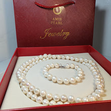 Load image into Gallery viewer, Freshwater pearl Silk strand Set, Sterling Silver
