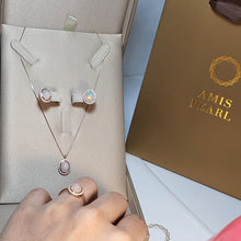 Load image into Gallery viewer, Vintage Style Natural Opal Jewellery Set, Sterling Silver

