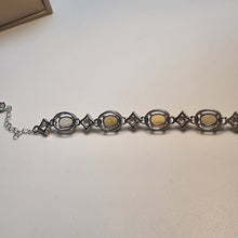 Load image into Gallery viewer, Natural Opal Bracelet, Sterling Silver
