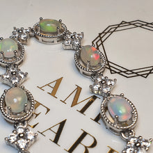 Load image into Gallery viewer, Natural Opal Bracelet, Sterling Silver
