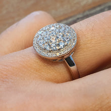 Load image into Gallery viewer, Bridal promises Ring (c-z 5A), Sterling Silver
