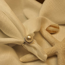 Load image into Gallery viewer, Large Freshwater Pearl Ring, Sterling Silver
