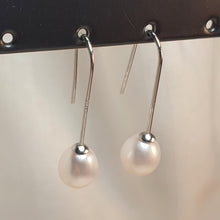 Load image into Gallery viewer, Multicoloured Freshwater Drop Pearl, Sterling Silver
