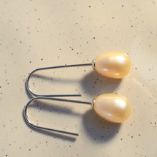 Load image into Gallery viewer, Multicoloured Freshwater Drop Pearl, Sterling Silver
