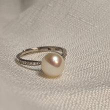 Load image into Gallery viewer, Round Freshwater Pearl Ring, Sterling Silver
