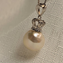 Load image into Gallery viewer, Crown Edison Baroque Pearl Necklace, Sterling Silver
