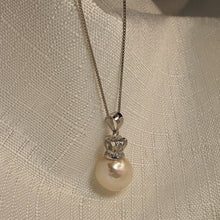 Load image into Gallery viewer, Crown Edison Baroque Pearl Necklace, Sterling Silver

