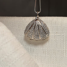 Load image into Gallery viewer, Seashell &amp; Freshwater Pearl Pendant, Sterling Silver
